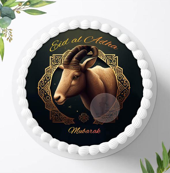 Eid al Adha Mubarak Tortenaufleger Ø 20cm, 1461z
